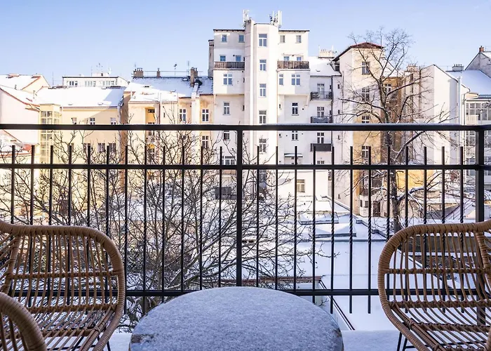 Days - One-bedroom With Netflix And Balcony In Vinohrady 公寓 布拉格